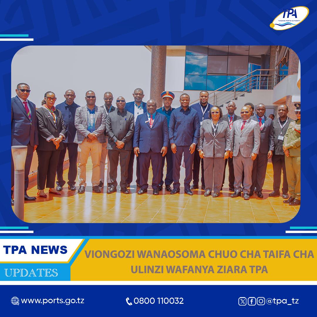 VIONGOZI WANAOSOMA CHUO CHA TAIFA CHA ULINZI WAFANYA ZIARA TPA