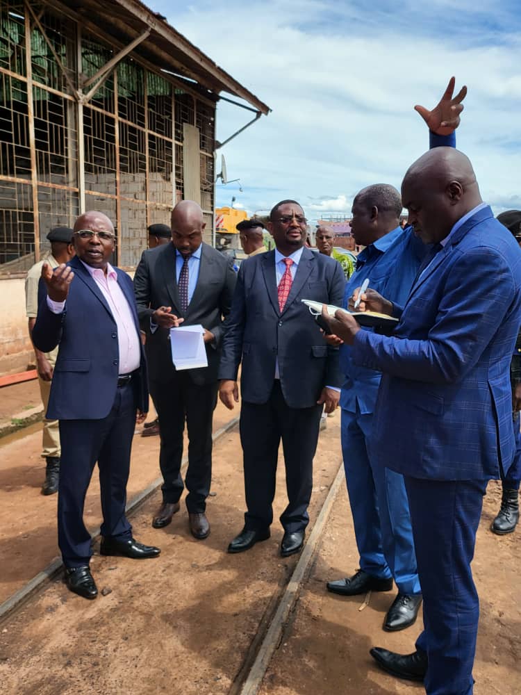 TANZANIAN AMBASSADOR TO DRC VISIT KALEMIE PORT IN LAKE TANGANYIKA DRC 