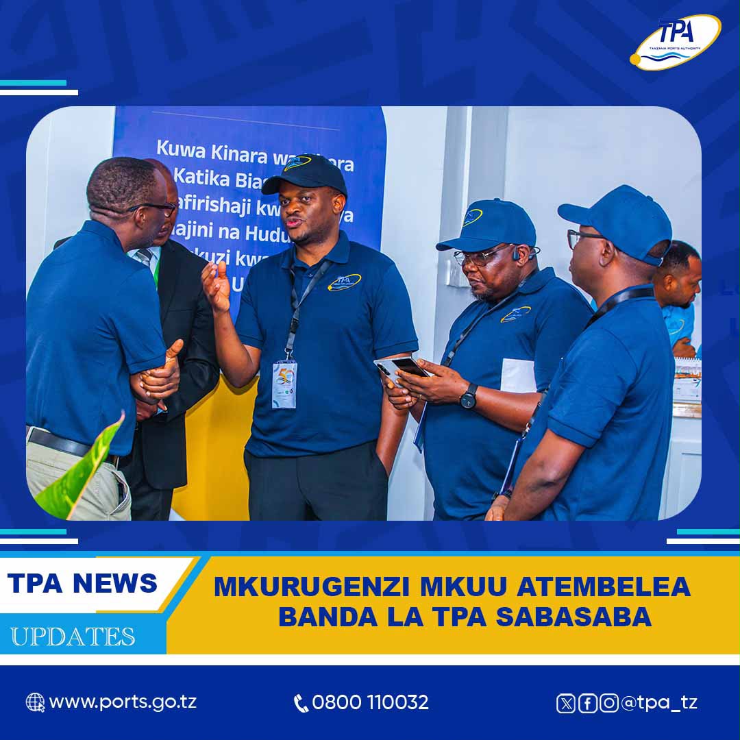 MKURUGENZI MKUU WA MAMLAKA YA USIMAMIZI WA BANDARI (TPA)  ATEMBELEA BANDA...